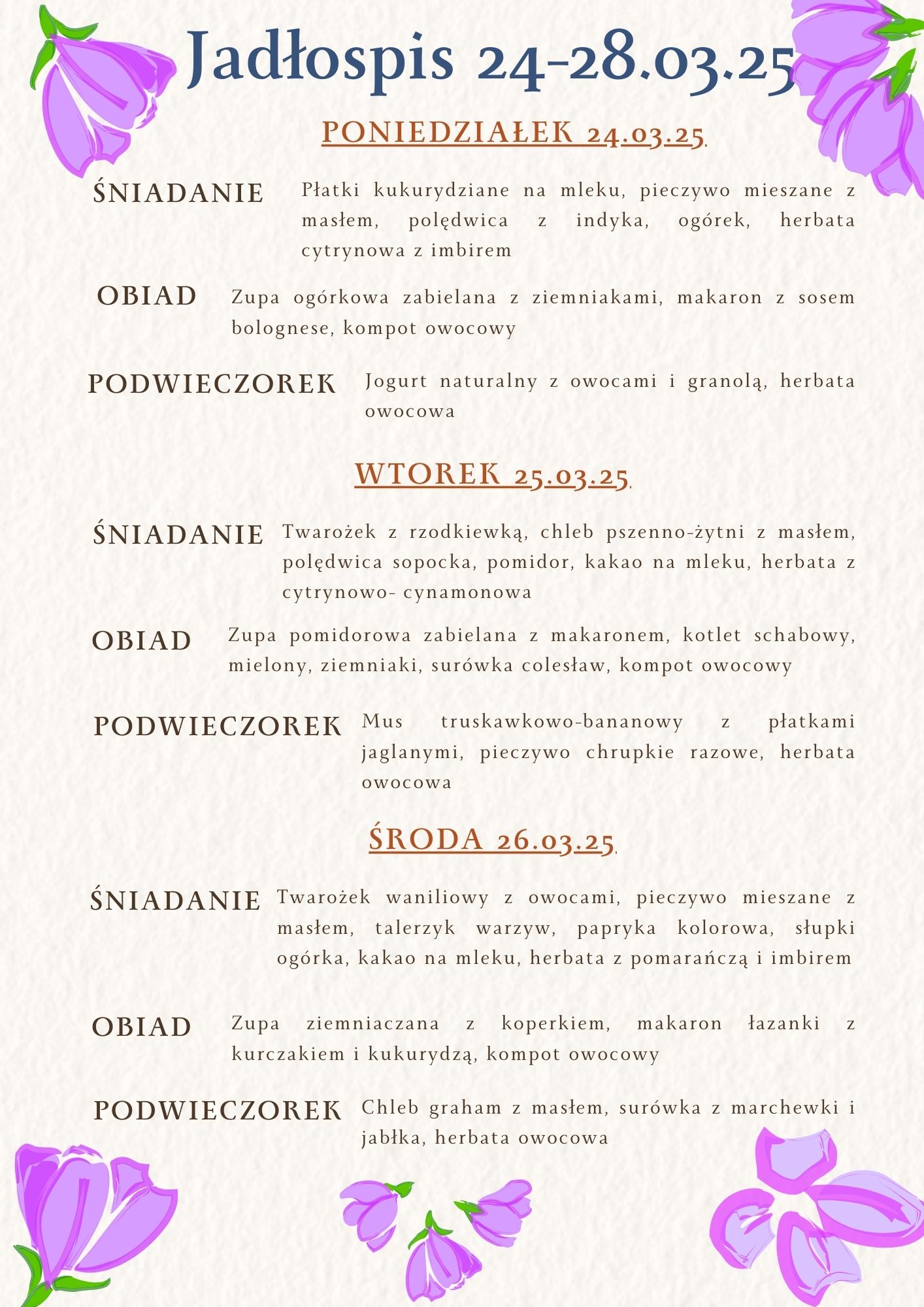 Jadłospis 24 28.03.151
