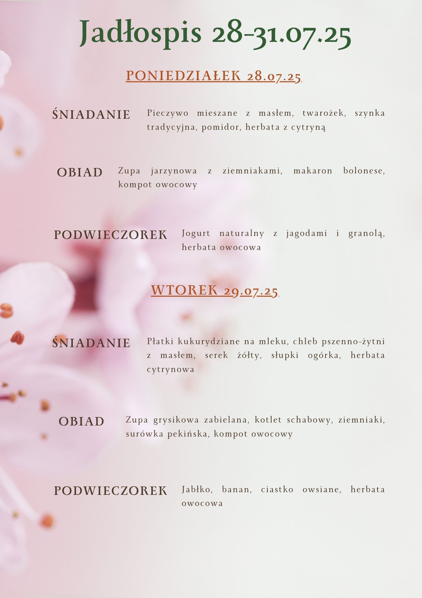 Jadłospis 28 31.07.251
