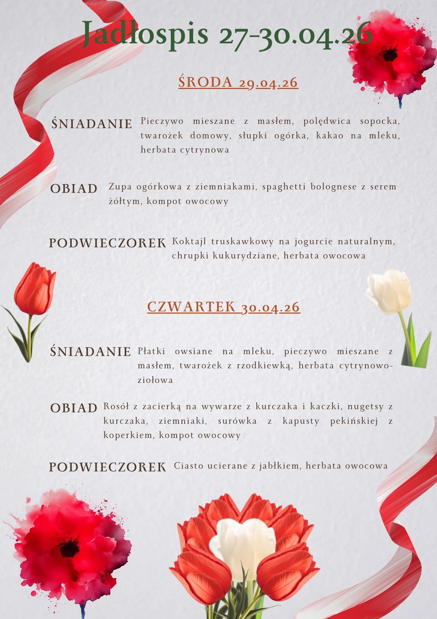 Jadłospis 27 30.04.262